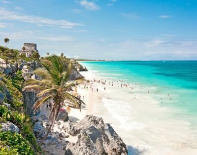 Tulum beach and ruins